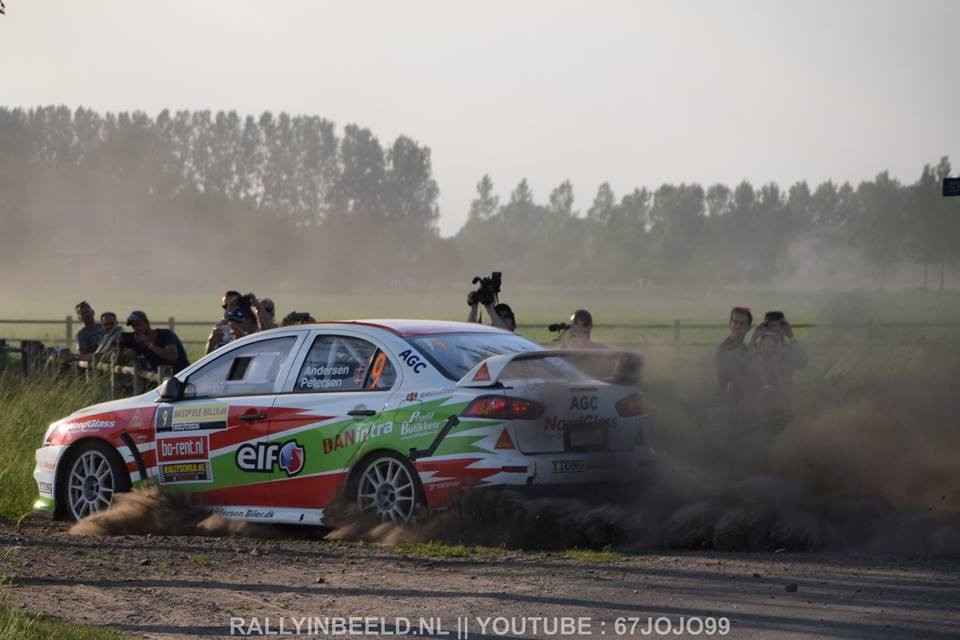 Mitsubishiens bagende krævede lidt tilpasning undervejs
(Foto: Rallyinbeeld.nl)